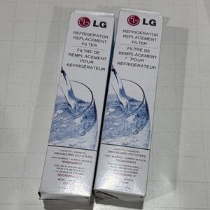LG Water Filter Pack of two refrigerator replacement filter
